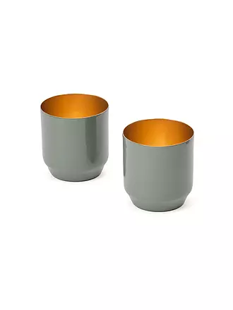 FYNCH-HATTON | Portacandele DANYO Blu Colomba | hellgrün